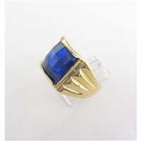 Ring Damiata Gioielli Man in Yellow Gold Quarzo idrotermale 2155/102/3 - 2155/102/3